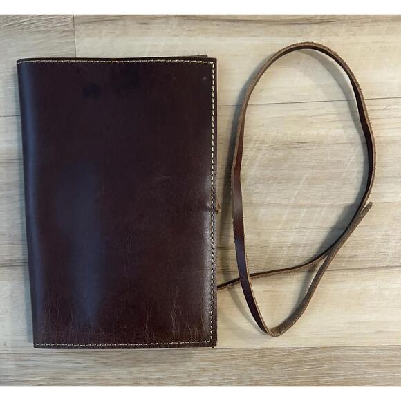 Vintage Leather Journal Organizer 8”x 5.5” - Picture 3 of 4
